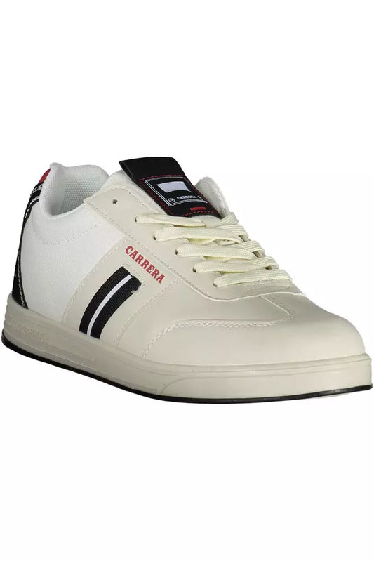 Carrera Weißes Eco Leder Herren Sneaker