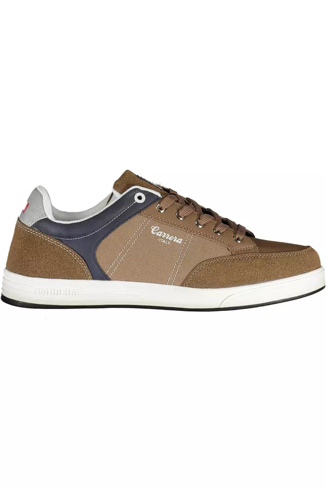 Carrera Braunes Polyethylen Herren Sneaker