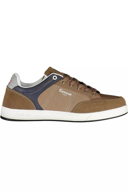 Carrera Braunes Polyethylen Herren Sneaker