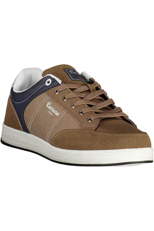 Carrera Braunes Polyethylen Herren Sneaker