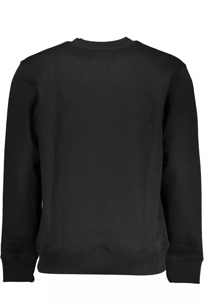 Calvin Klein Schwarzer Baumwollpullover für Männer