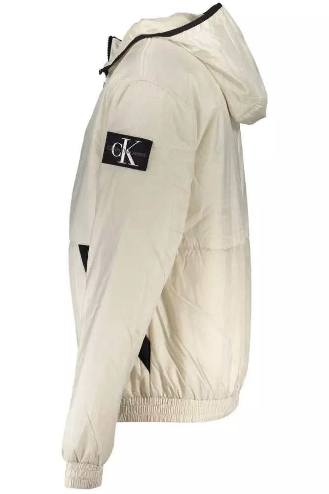 Calvin Klein Beige Polyester Männer Jacke