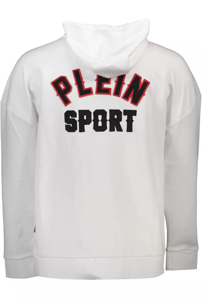 Plein Sport Weißer Baumwollpullover für Männer