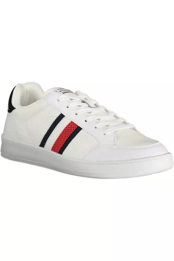 Tommy Hilfiger Weiß Polyester Männer Sneaker