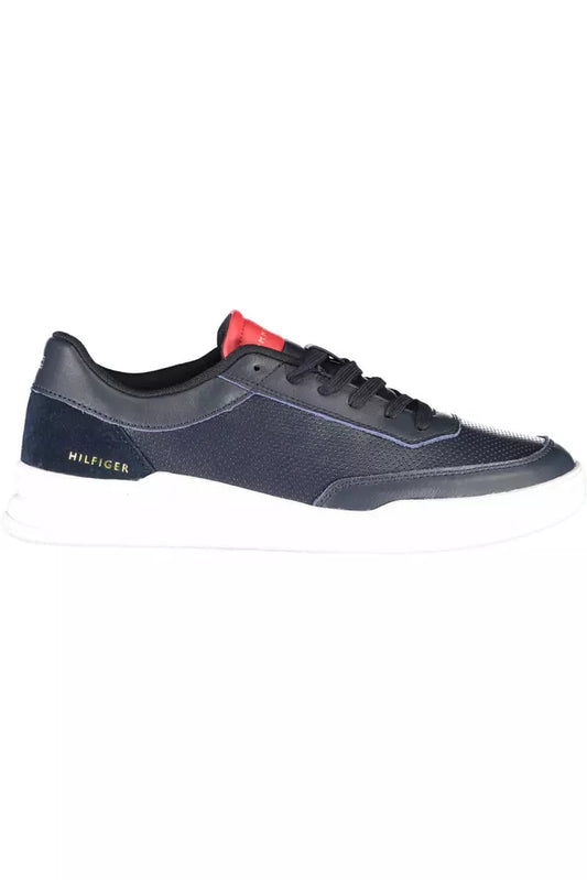 Tommy Hilfiger Blaue Leder Herren Sneaker