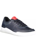 Bild in Galerie-Betrachter laden, Tommy Hilfiger Blaue Leder Herren Sneaker
