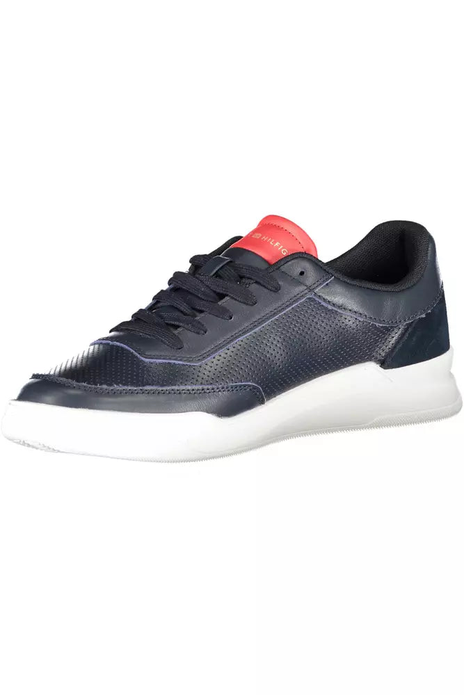 Tommy Hilfiger Blaue Leder Herren Sneaker