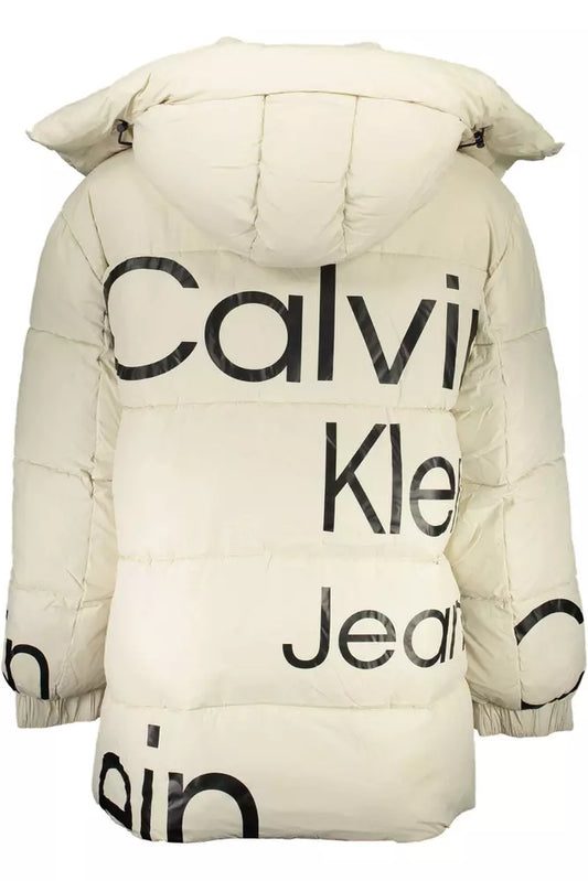 Calvin Klein Beige Polyester Männer Jacke