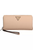 Load image into Gallery viewer, Guess Jeans Chic pink wallet with zipper and multiple compartments
