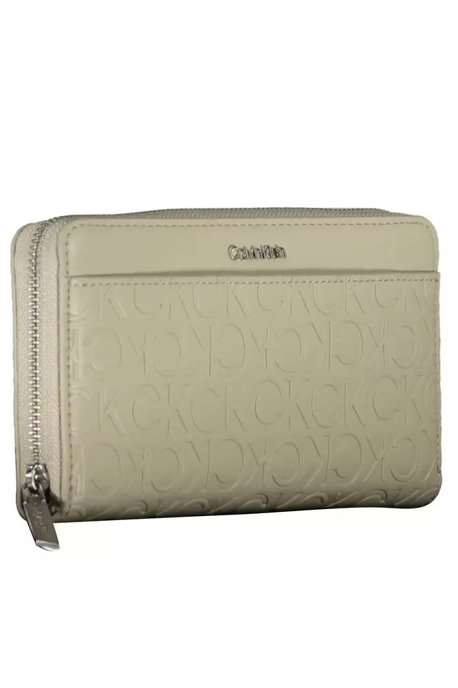 Calvin Klein Beige Polyethylen Damen Geldbörse