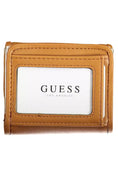 Load image into Gallery viewer, Guess Jeans Chic brown wallet with snap closure and contrasting trim
