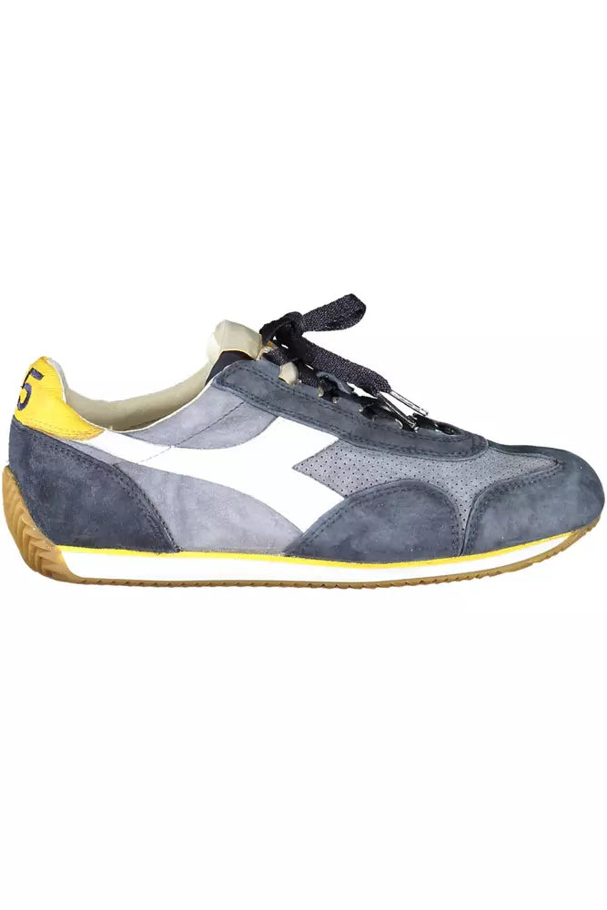 Diadora Blaue Leder Damen Sneaker