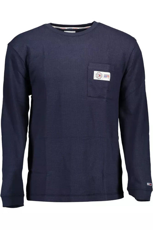 Tommy Hilfiger Blauer Baumwollpullover für Männer