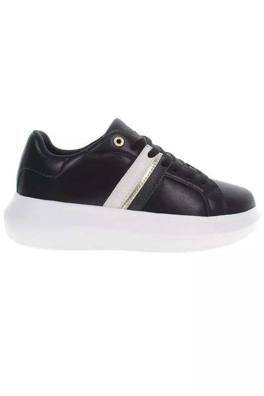 U.S. POLO ASSN. Schwarzer Polyester Damen Sneaker