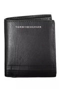 Resmi galeri görüntüleyiciye yükleyin, Tommy Hilfiger Schwarzes Leder Herren Portemonnaie
