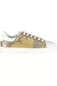 Bild in Galerie-Betrachter laden, Emporio Armani Gold Polyester Damen Sneaker
