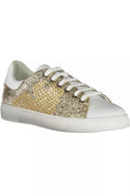 Bild in Galerie-Betrachter laden, Emporio Armani Gold Polyester Damen Sneaker
