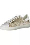 Bild in Galerie-Betrachter laden, Emporio Armani Gold Polyester Damen Sneaker
