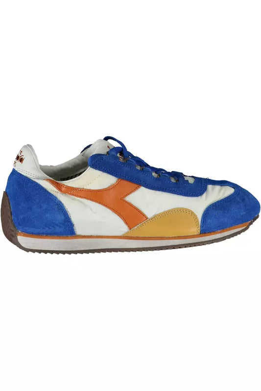 Diadora Blaue Leder Damen Sneaker