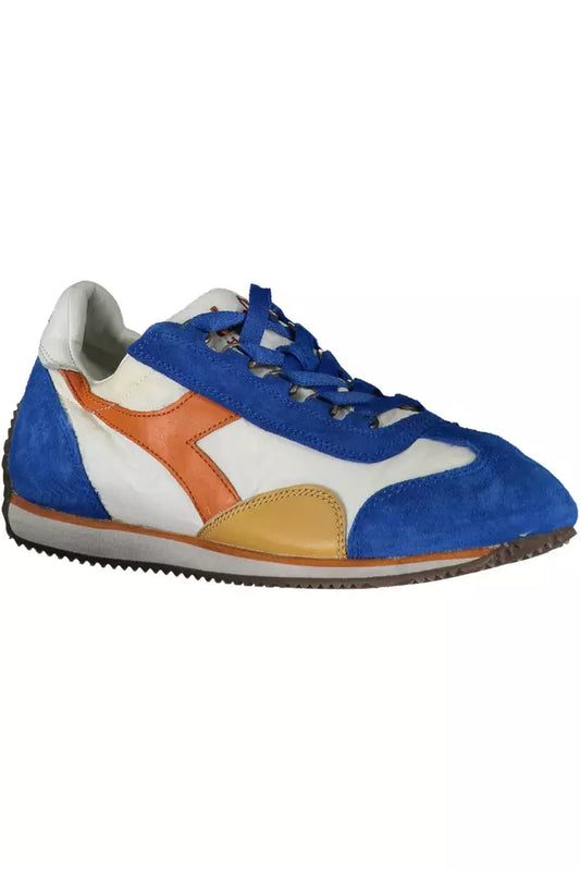 Diadora Blaue Leder Damen Sneaker