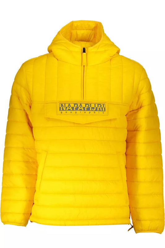 Napapijri Gelbe Polyamid Herren Jacke