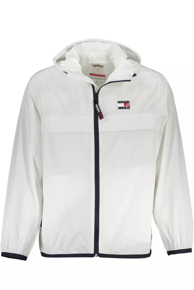 Tommy Hilfiger Weiße Polyamid Herren Jacke