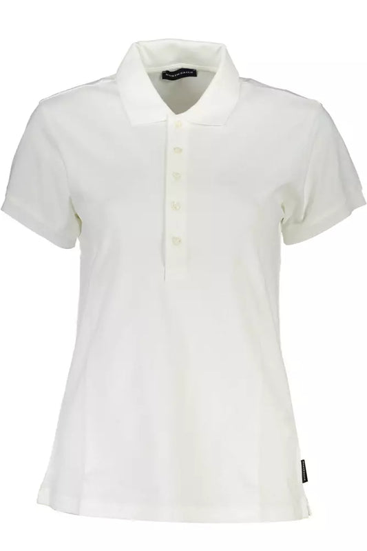 North Sails Weißes Baumwoll-Poloshirt für Frauen