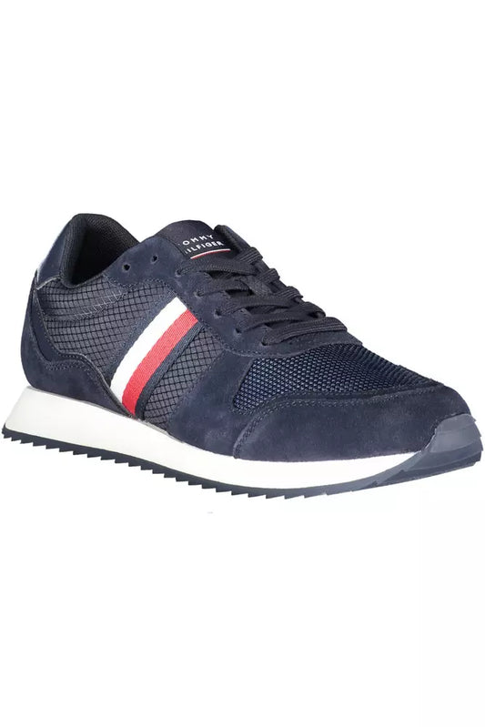 Tommy Hilfiger Blauer Polyester Herren Sneaker