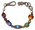 Bild in Galerie-Betrachter laden, Dolce & Gabbana Multicolor Perlen Silber Kette Armband
