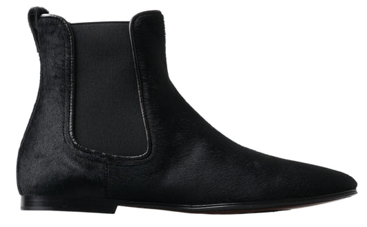 Dolce & Gabbana Elite Chelsea-Stiefel aus italienischem Leder