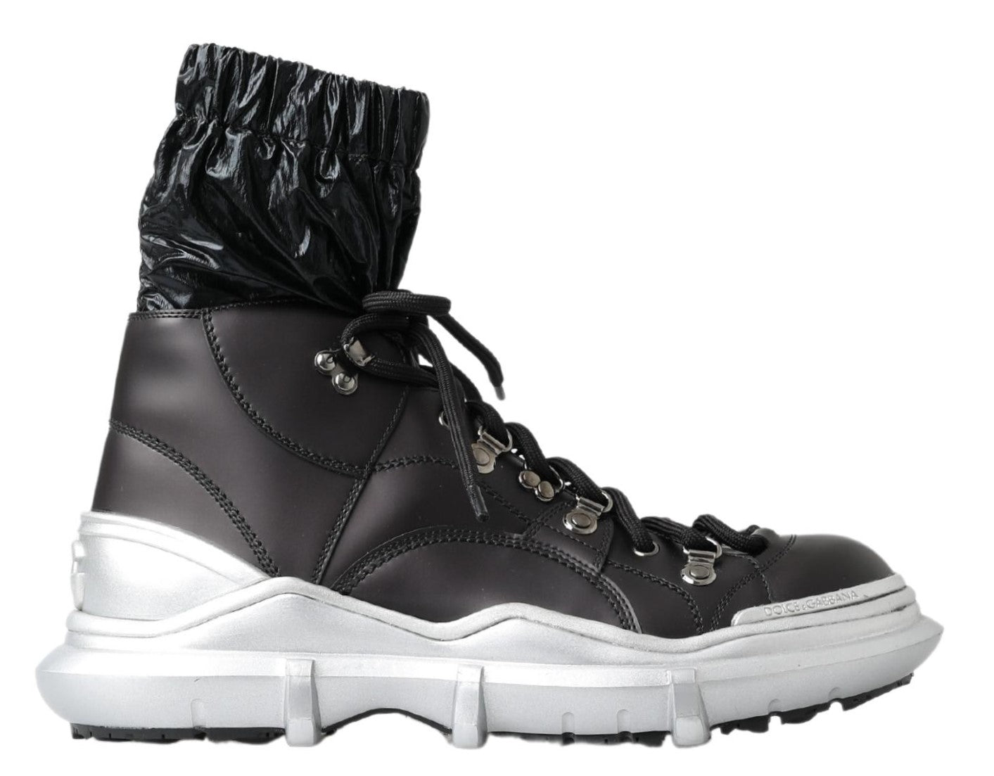 Dolce & Gabbana Schwarzer High Top Sneaker Bootie