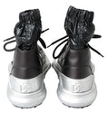 Bild in Galerie-Betrachter laden, Dolce & Gabbana Schwarzer High Top Sneaker Bootie
