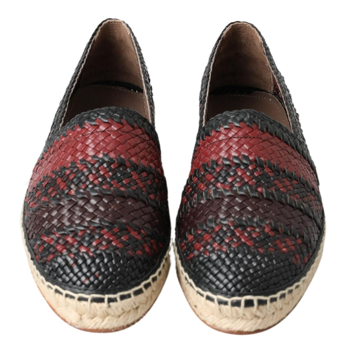 Dolce &amp; Gabbana Elegant espadrilles in woven leather