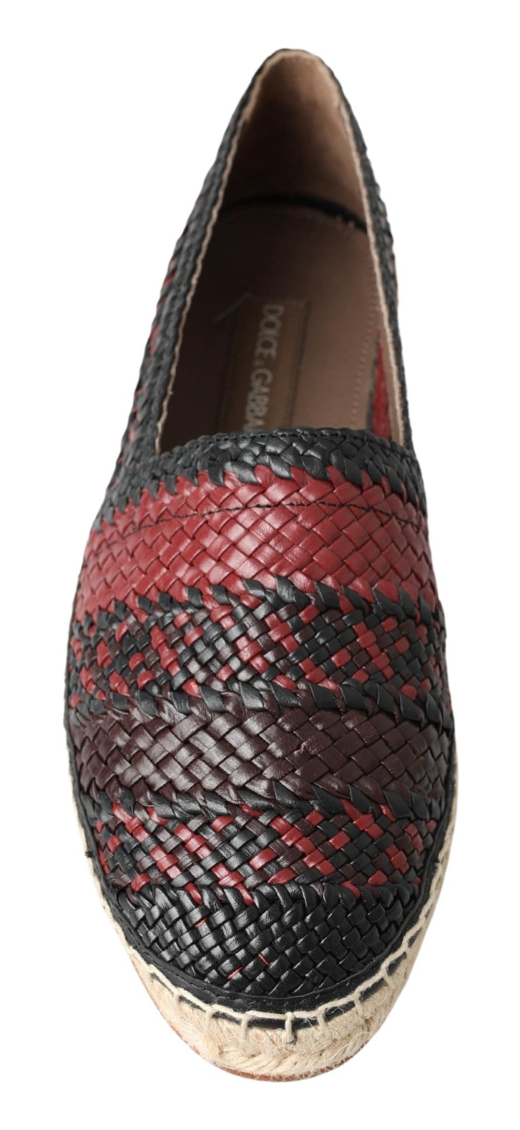 Dolce &amp; Gabbana Elegant espadrilles in woven leather