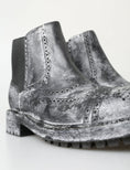 Load image into Gallery viewer, Dolce & Gabbana Elegant Black Faded Chelsea Boots
