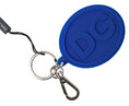 Load image into Gallery viewer, Dolce & Gabbana Chic logo keychain made of brass and rubber
