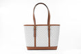 Bild in Galerie-Betrachter laden, Michael Kors Jet Set Travel Small Vanilla PVC Shoulder Tote Handtasche Purse
