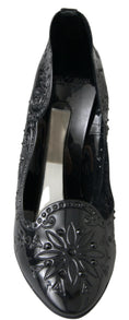 Load image into Gallery viewer, Dolce & Gabbana Elegante Schwarze Kristall Aschenputtel Pumps
