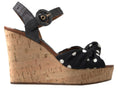 Load image into Gallery viewer, Dolce & Gabbana Chic polka dot strappy wedges
