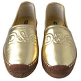 Load image into Gallery viewer, Dolce & Gabbana Golden Elegance Leather Espadrilles
