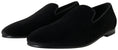 Load image into Gallery viewer, Dolce & Gabbana Elegant black velvet loafers for men
