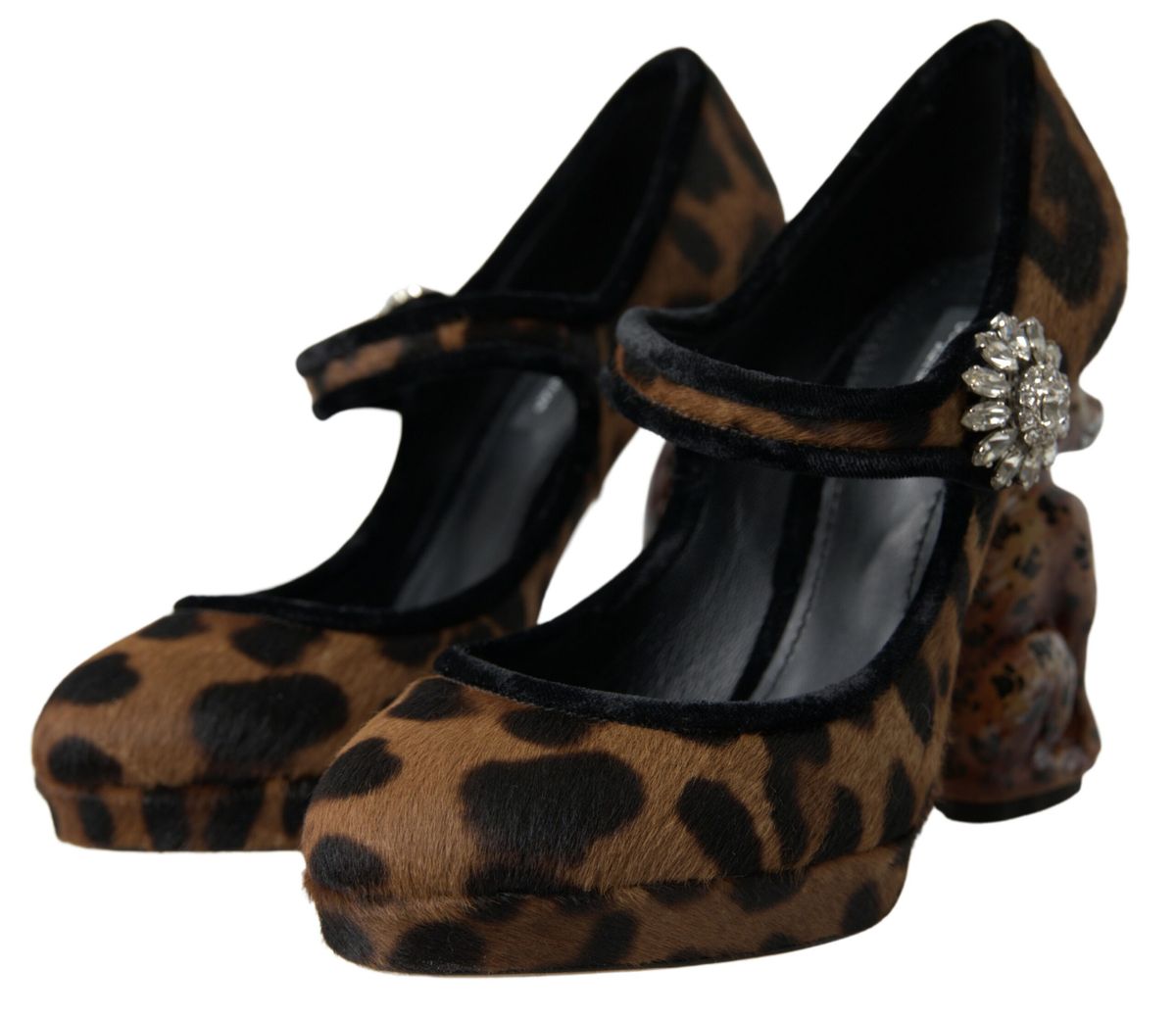 Dolce & Gabbana Elegante Pumps mit Leopardenabsatz für schicke Raffinesse