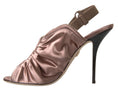 Bild in Galerie-Betrachter laden, Dolce & Gabbana Elegante Slingback Stiletto Heels in Hellbraun
