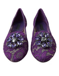 Load image into Gallery viewer, Dolce & Gabbana Elegante florale Spitze Vally flache Schuhe
