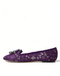 Load image into Gallery viewer, Dolce & Gabbana Elegante florale Spitze Vally flache Schuhe
