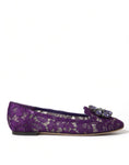 Load image into Gallery viewer, Dolce & Gabbana Elegante florale Spitze Vally flache Schuhe
