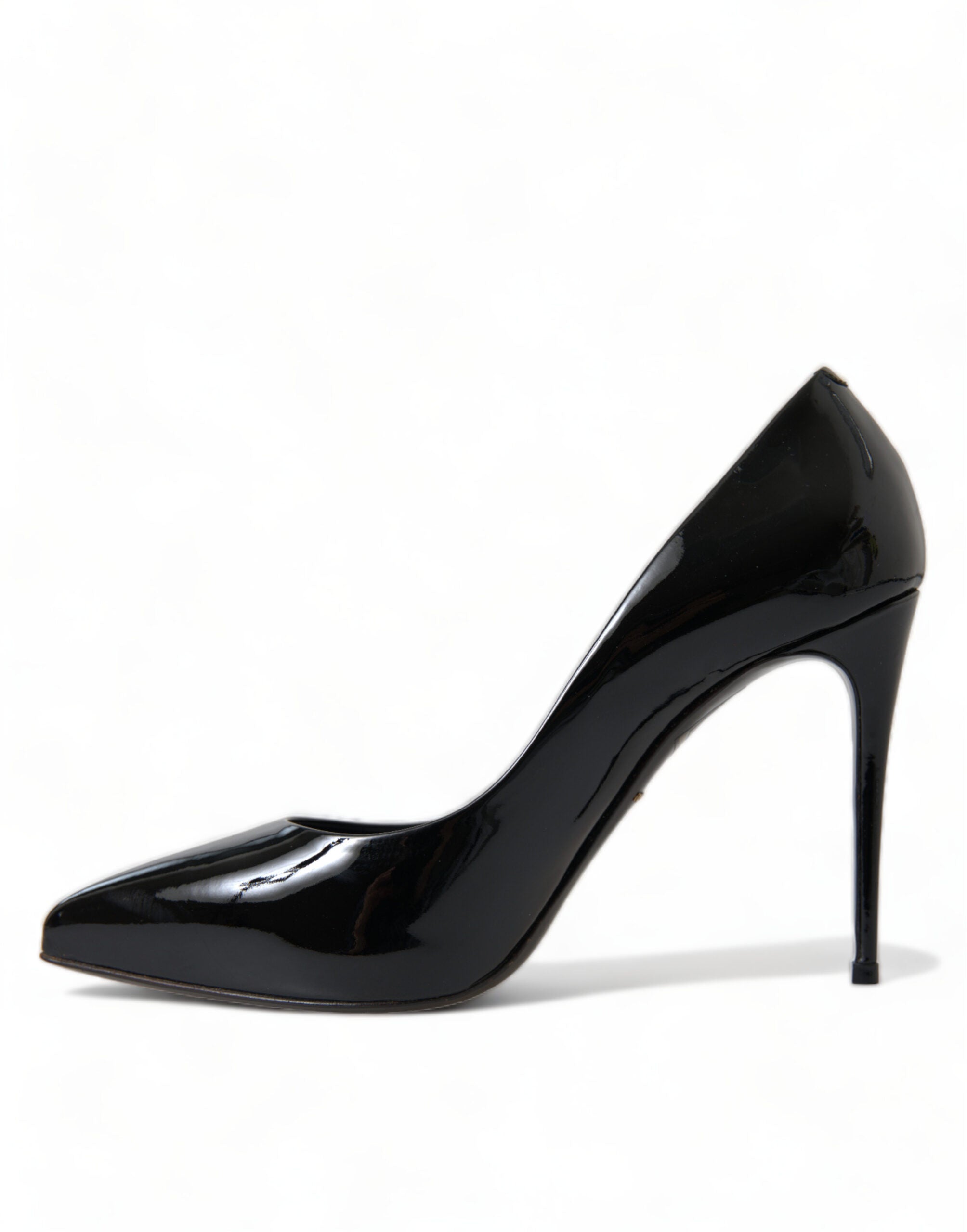 Dolce & Gabbana Elegante schwarze Lack-Stiletto Heels