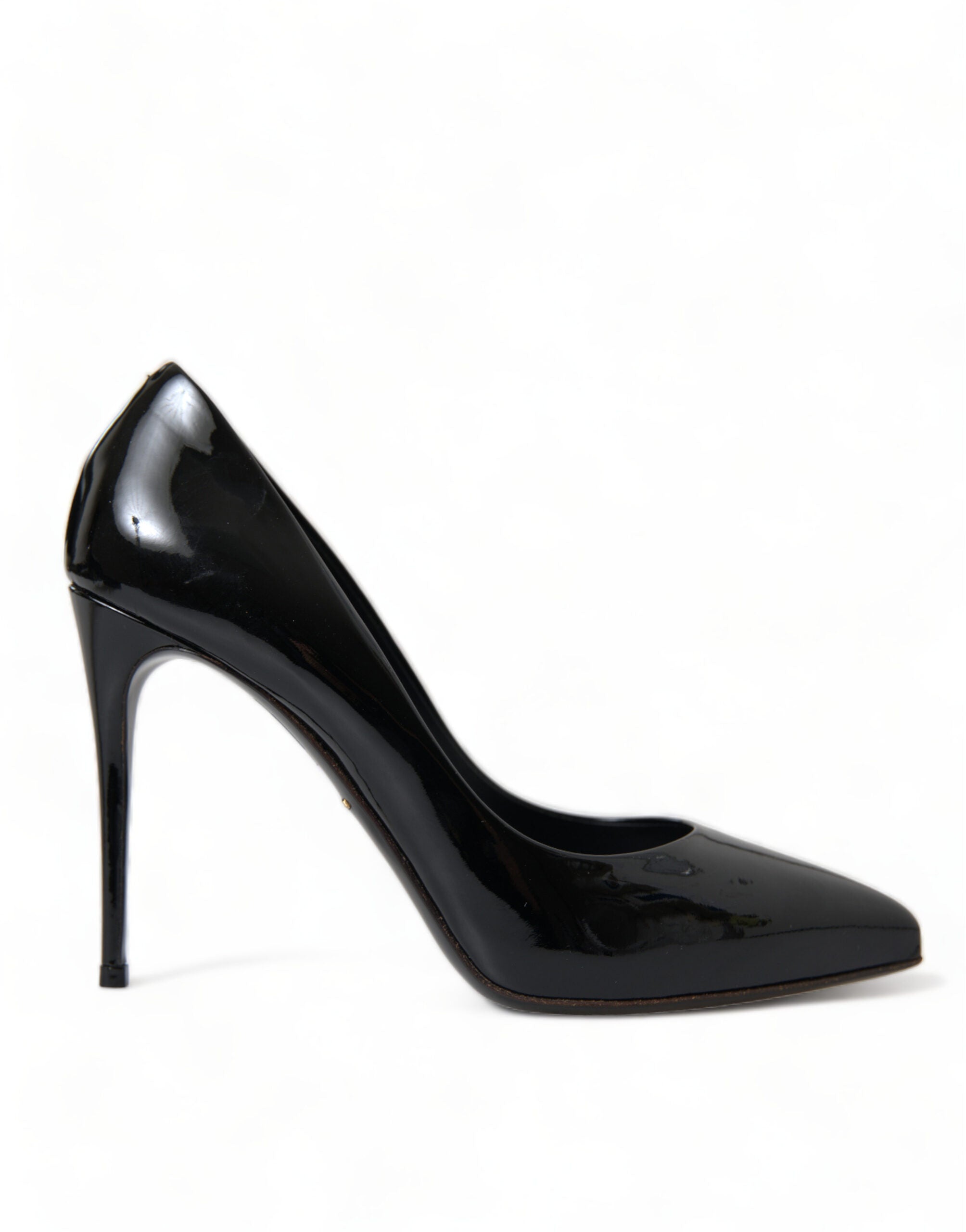 Dolce & Gabbana Elegante schwarze Lack-Stiletto Heels