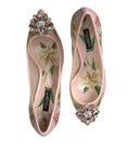 Load image into Gallery viewer, Dolce & Gabbana Elegante Rosa Floral Kristall Pumps
