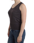 Load image into Gallery viewer, John Galliano Elegant sleeveless brown knit top
